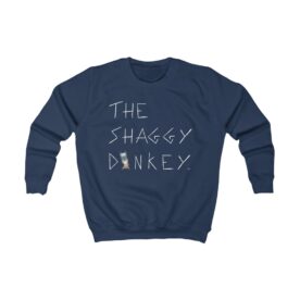 Kids Sweatshirt, Shaggy Donkey Lettering