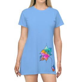 T-Shirt Dress, Flower