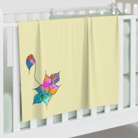 Baby Swaddle Blanket, Flower